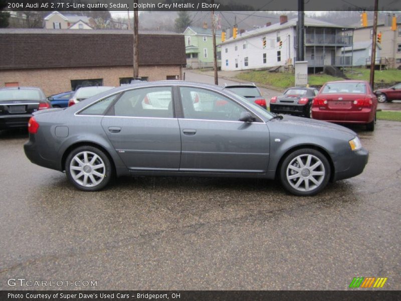 Dolphin Grey Metallic / Ebony 2004 Audi A6 2.7T S-Line quattro Sedan