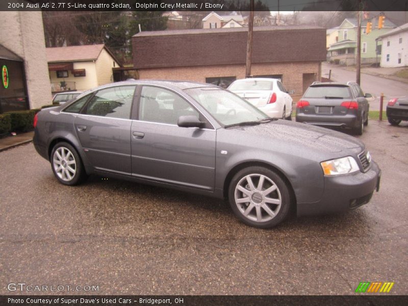 Dolphin Grey Metallic / Ebony 2004 Audi A6 2.7T S-Line quattro Sedan