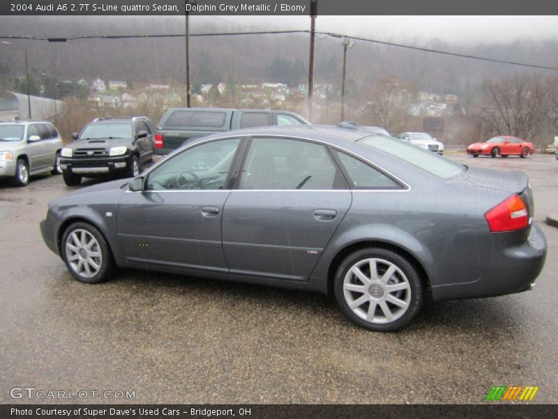 Dolphin Grey Metallic / Ebony 2004 Audi A6 2.7T S-Line quattro Sedan