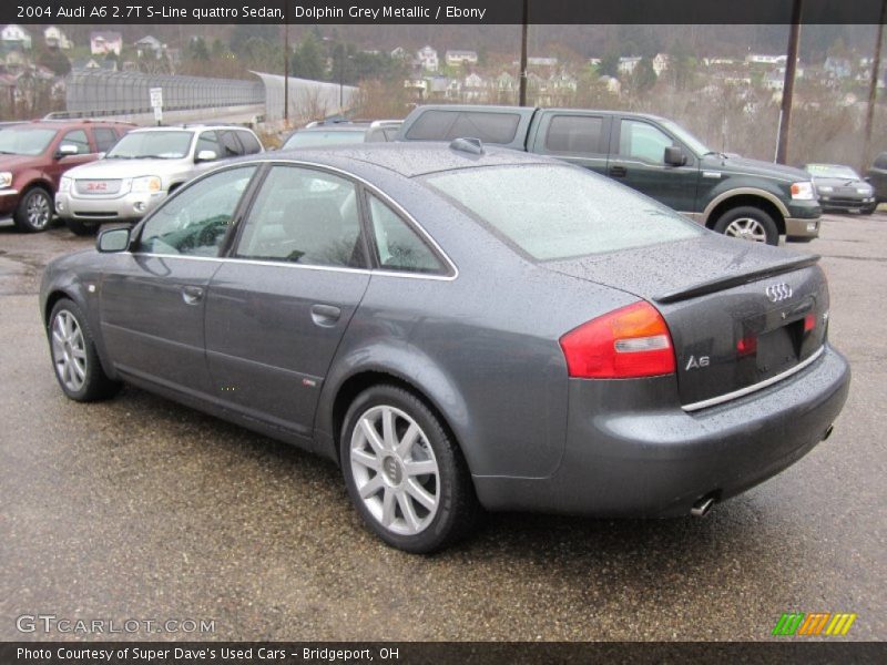 Dolphin Grey Metallic / Ebony 2004 Audi A6 2.7T S-Line quattro Sedan