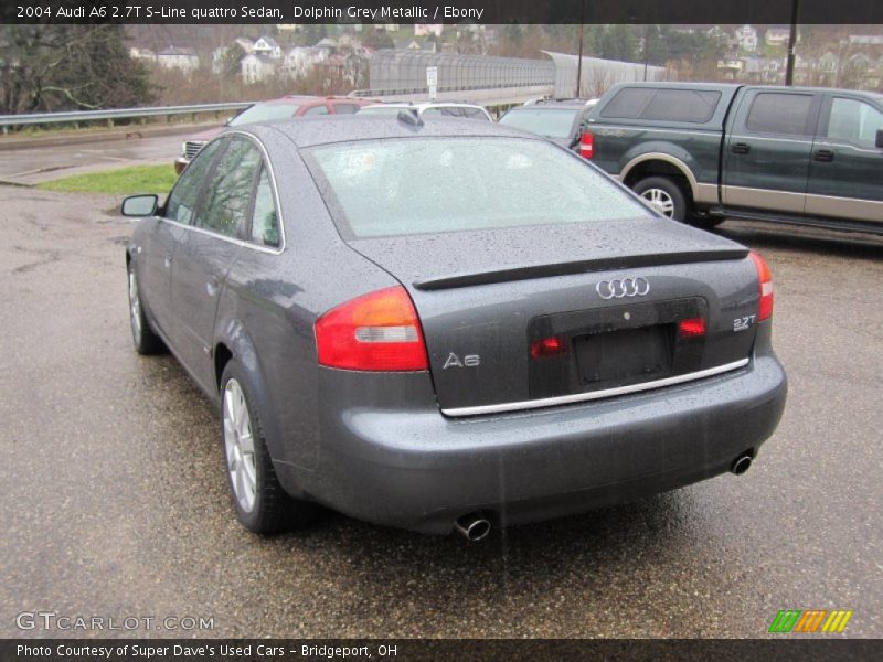 Dolphin Grey Metallic / Ebony 2004 Audi A6 2.7T S-Line quattro Sedan
