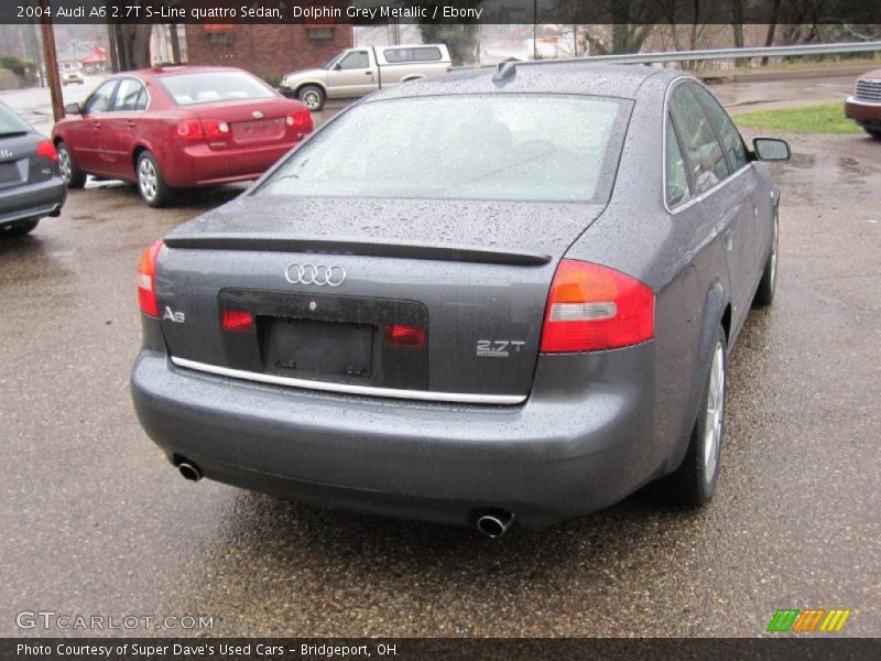 Dolphin Grey Metallic / Ebony 2004 Audi A6 2.7T S-Line quattro Sedan