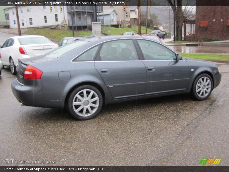 Dolphin Grey Metallic / Ebony 2004 Audi A6 2.7T S-Line quattro Sedan