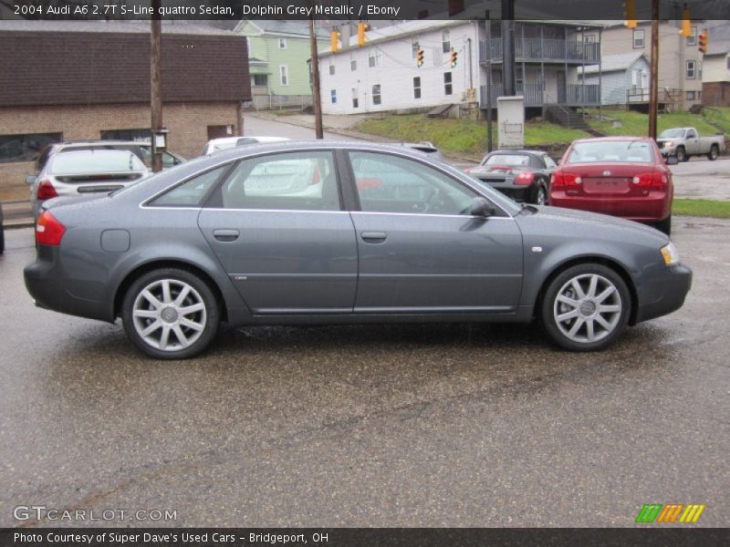 Dolphin Grey Metallic / Ebony 2004 Audi A6 2.7T S-Line quattro Sedan