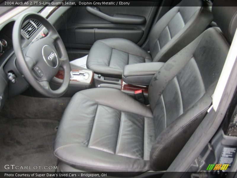  2004 A6 2.7T S-Line quattro Sedan Ebony Interior