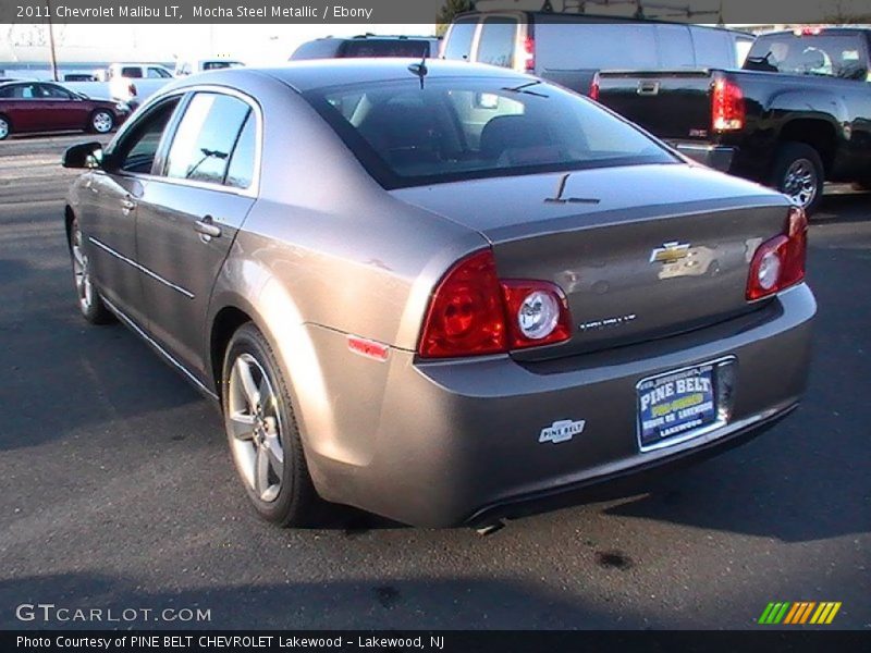 Mocha Steel Metallic / Ebony 2011 Chevrolet Malibu LT