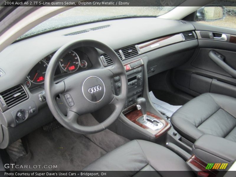 Ebony Interior - 2004 A6 2.7T S-Line quattro Sedan 
