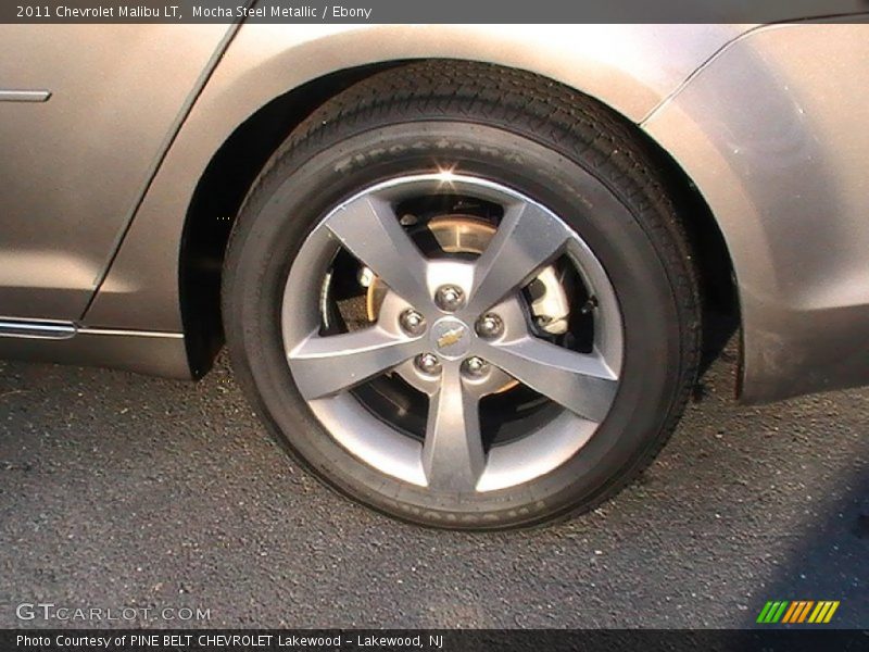 Mocha Steel Metallic / Ebony 2011 Chevrolet Malibu LT