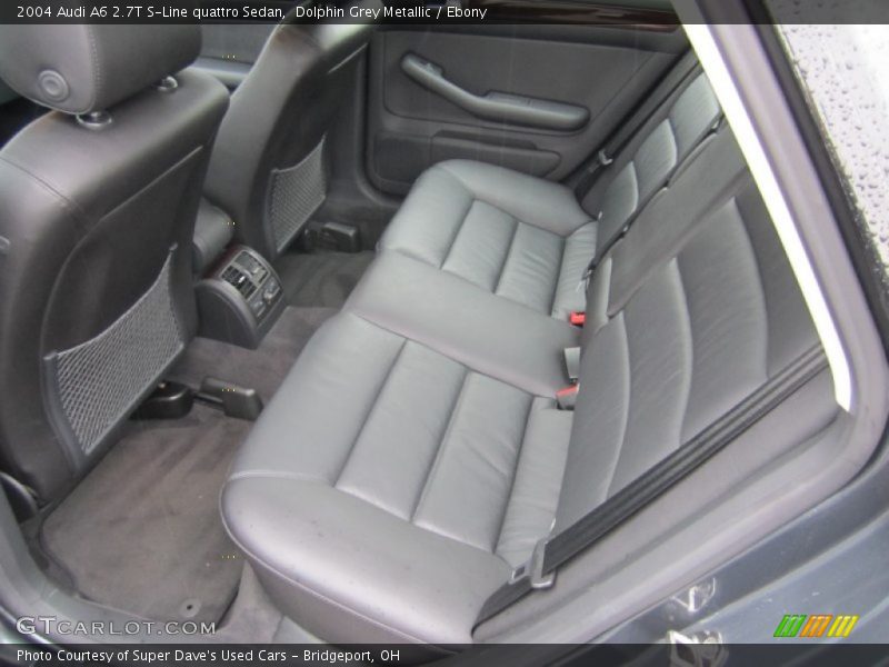 Dolphin Grey Metallic / Ebony 2004 Audi A6 2.7T S-Line quattro Sedan