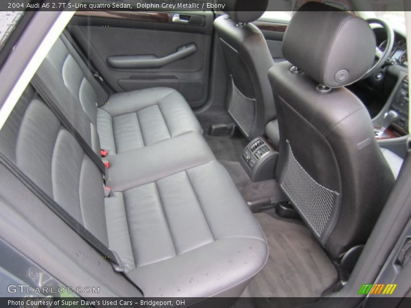 Dolphin Grey Metallic / Ebony 2004 Audi A6 2.7T S-Line quattro Sedan