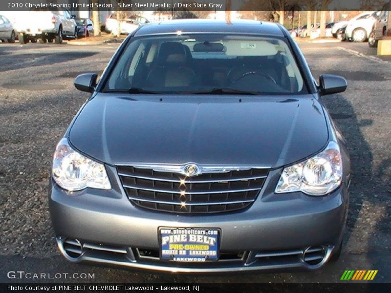 Silver Steel Metallic / Dark Slate Gray 2010 Chrysler Sebring Limited Sedan