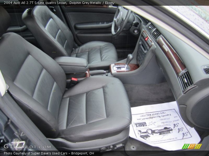  2004 A6 2.7T S-Line quattro Sedan Ebony Interior