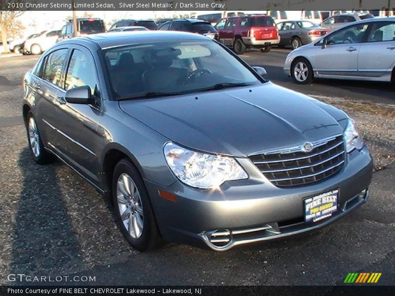 Silver Steel Metallic / Dark Slate Gray 2010 Chrysler Sebring Limited Sedan