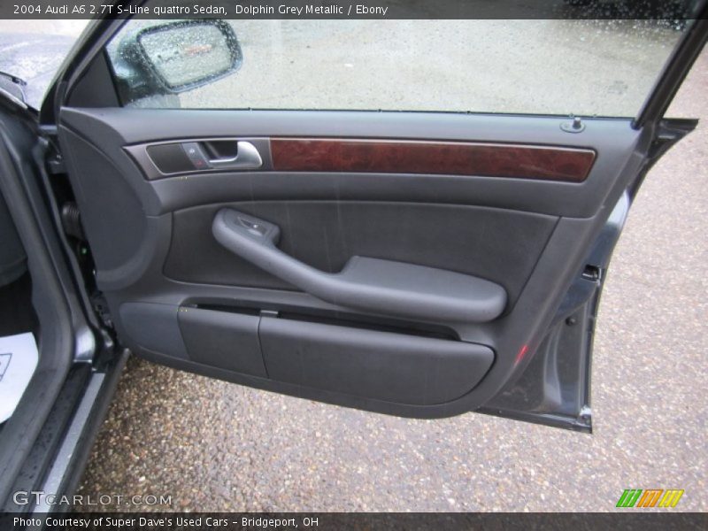 Dolphin Grey Metallic / Ebony 2004 Audi A6 2.7T S-Line quattro Sedan