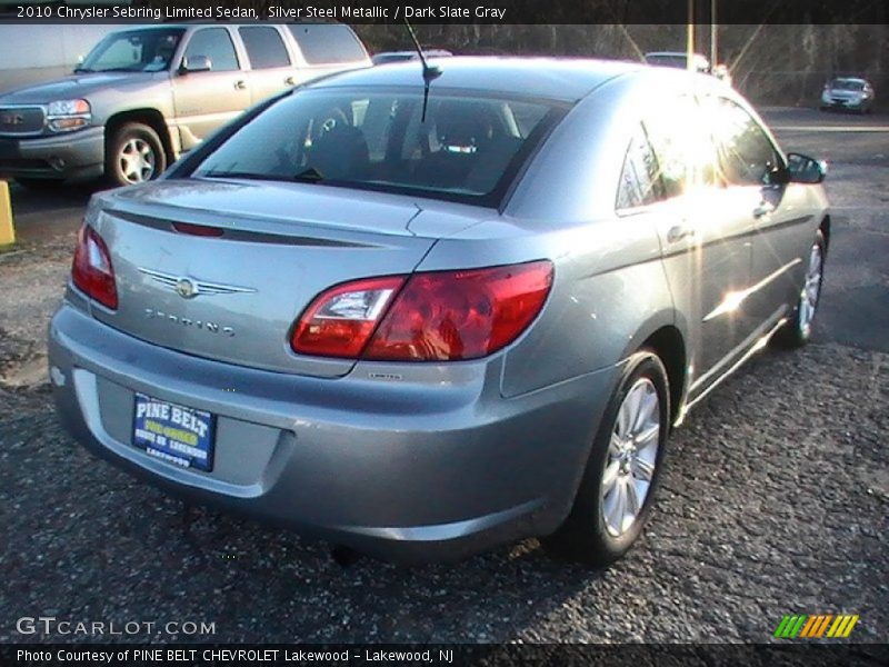 Silver Steel Metallic / Dark Slate Gray 2010 Chrysler Sebring Limited Sedan
