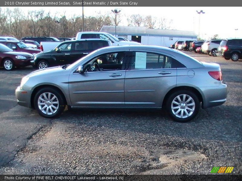 Silver Steel Metallic / Dark Slate Gray 2010 Chrysler Sebring Limited Sedan