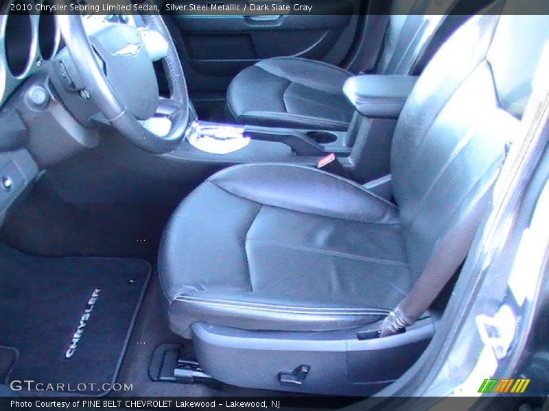 Silver Steel Metallic / Dark Slate Gray 2010 Chrysler Sebring Limited Sedan