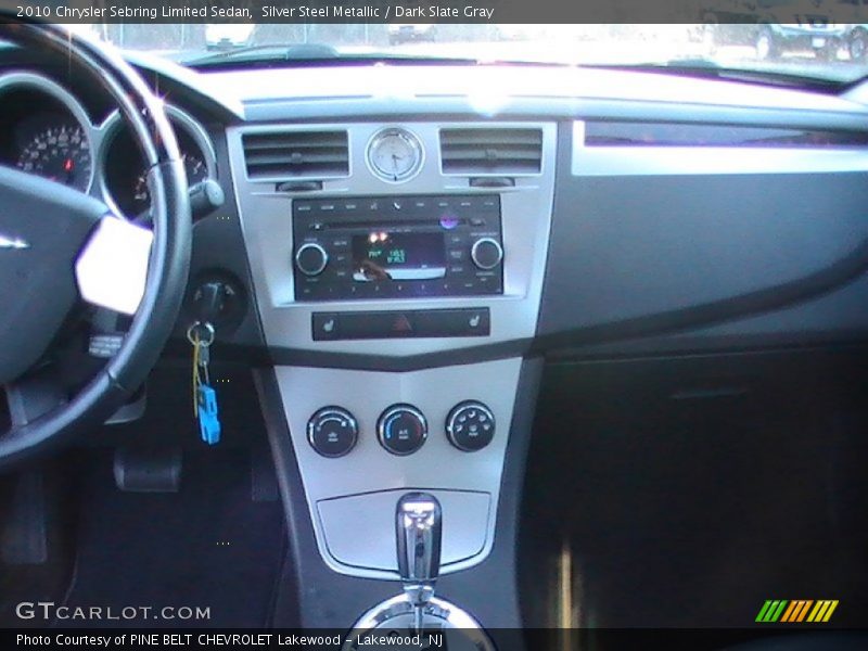 Silver Steel Metallic / Dark Slate Gray 2010 Chrysler Sebring Limited Sedan