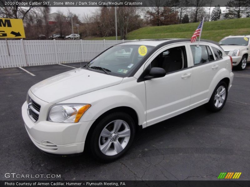 Stone White / Dark Slate Gray/Medium Graystone 2010 Dodge Caliber SXT
