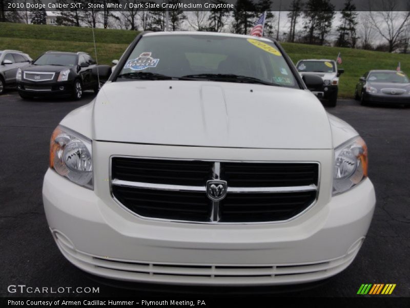 Stone White / Dark Slate Gray/Medium Graystone 2010 Dodge Caliber SXT