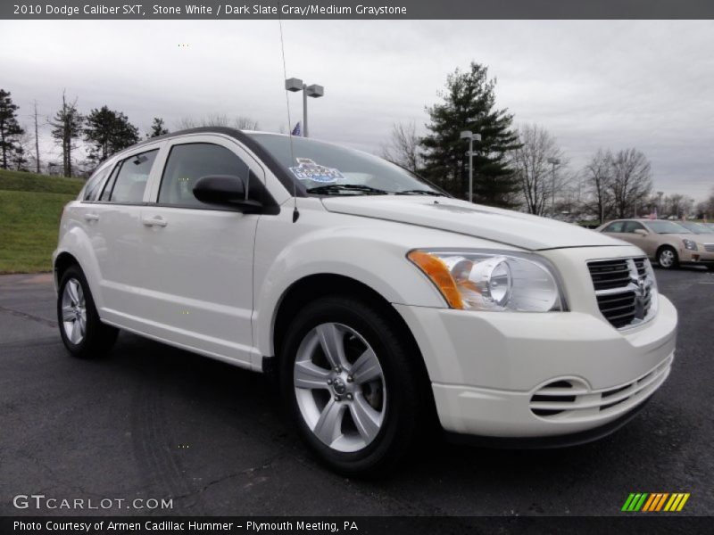 Stone White / Dark Slate Gray/Medium Graystone 2010 Dodge Caliber SXT