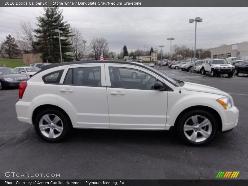 Stone White / Dark Slate Gray/Medium Graystone 2010 Dodge Caliber SXT