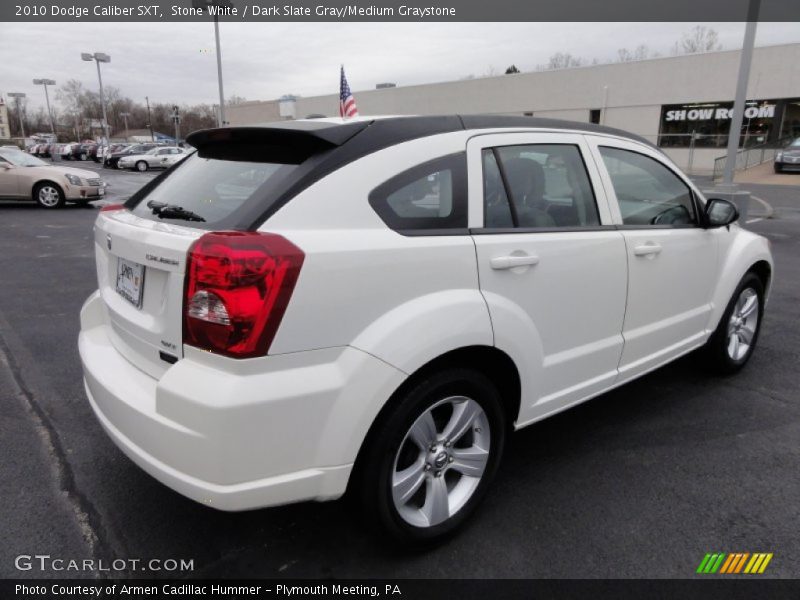 Stone White / Dark Slate Gray/Medium Graystone 2010 Dodge Caliber SXT