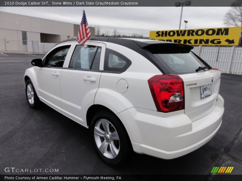 Stone White / Dark Slate Gray/Medium Graystone 2010 Dodge Caliber SXT