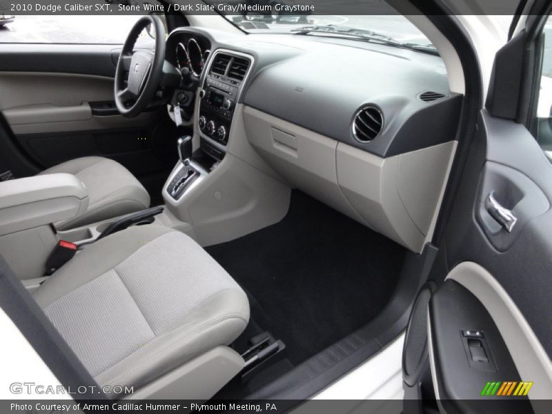 Stone White / Dark Slate Gray/Medium Graystone 2010 Dodge Caliber SXT