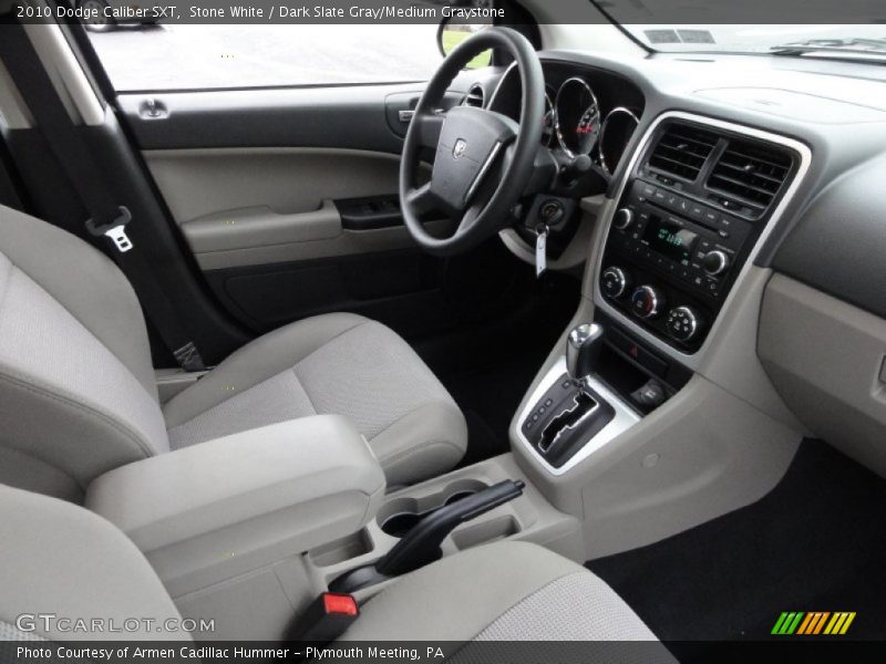 Stone White / Dark Slate Gray/Medium Graystone 2010 Dodge Caliber SXT