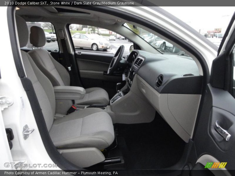 Stone White / Dark Slate Gray/Medium Graystone 2010 Dodge Caliber SXT