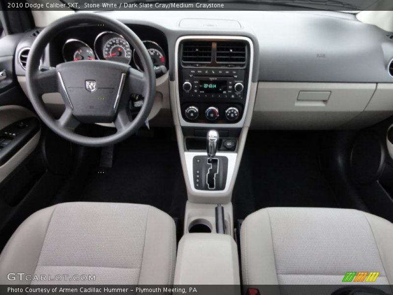 Stone White / Dark Slate Gray/Medium Graystone 2010 Dodge Caliber SXT