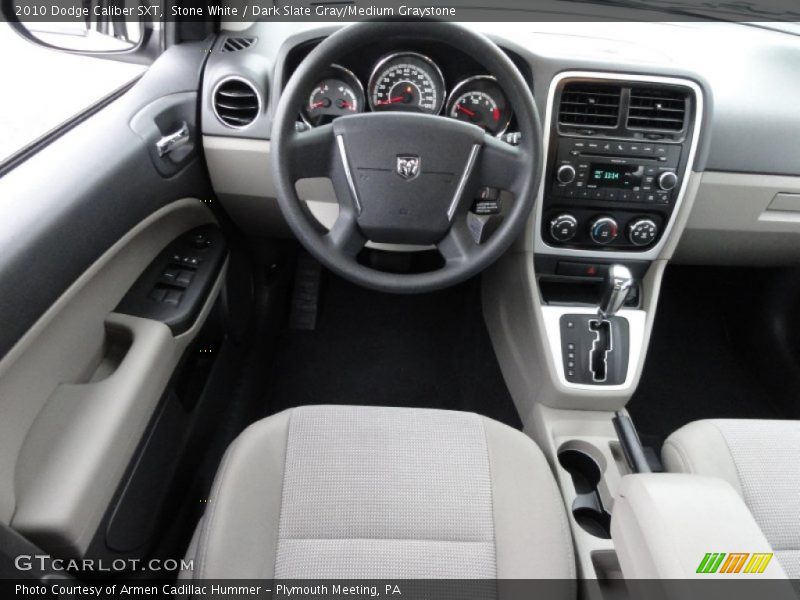 Stone White / Dark Slate Gray/Medium Graystone 2010 Dodge Caliber SXT