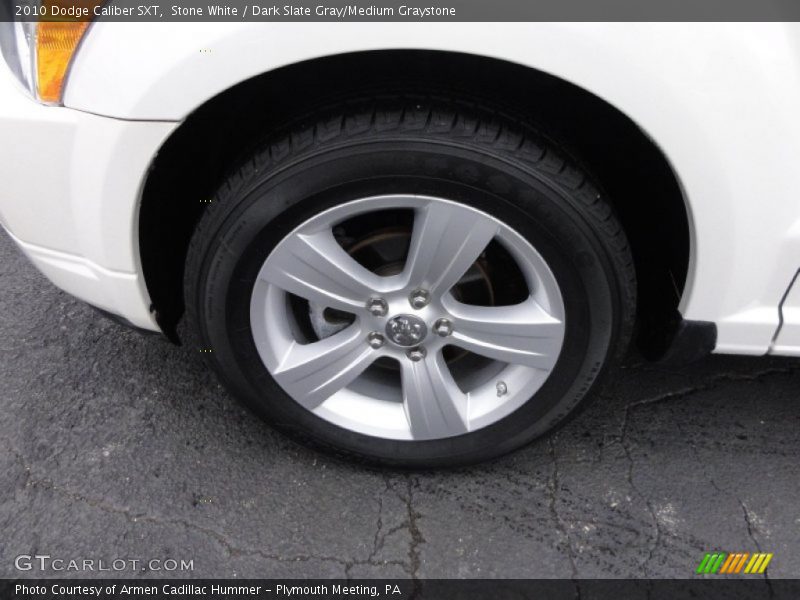 Stone White / Dark Slate Gray/Medium Graystone 2010 Dodge Caliber SXT
