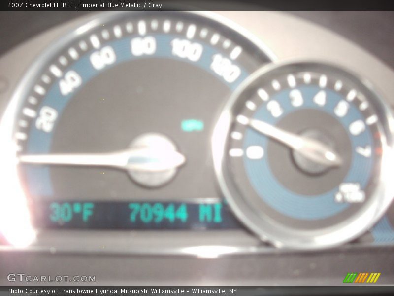 Imperial Blue Metallic / Gray 2007 Chevrolet HHR LT
