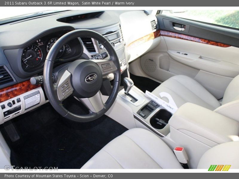  2011 Outback 3.6R Limited Wagon Warm Ivory Interior