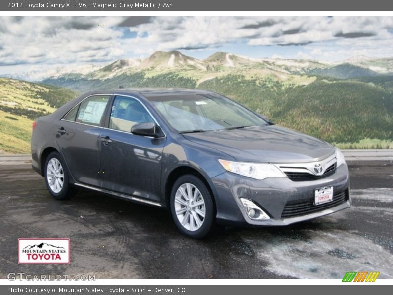 Magnetic Gray Metallic / Ash 2012 Toyota Camry XLE V6