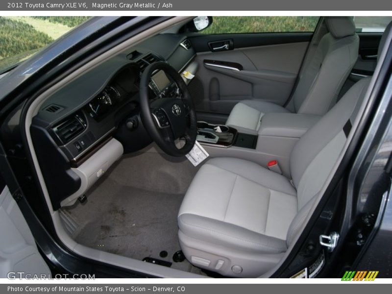 Magnetic Gray Metallic / Ash 2012 Toyota Camry XLE V6