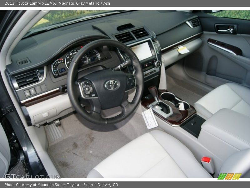 Magnetic Gray Metallic / Ash 2012 Toyota Camry XLE V6