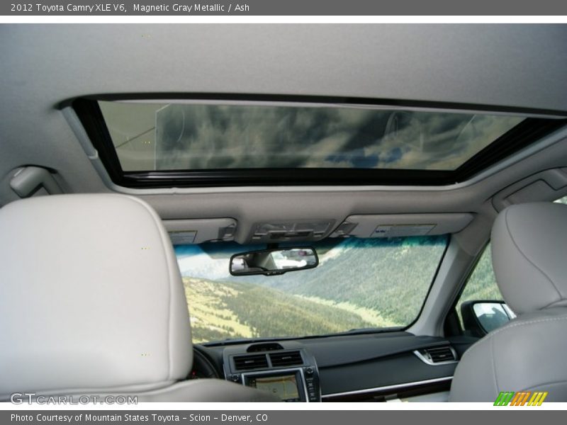 Magnetic Gray Metallic / Ash 2012 Toyota Camry XLE V6