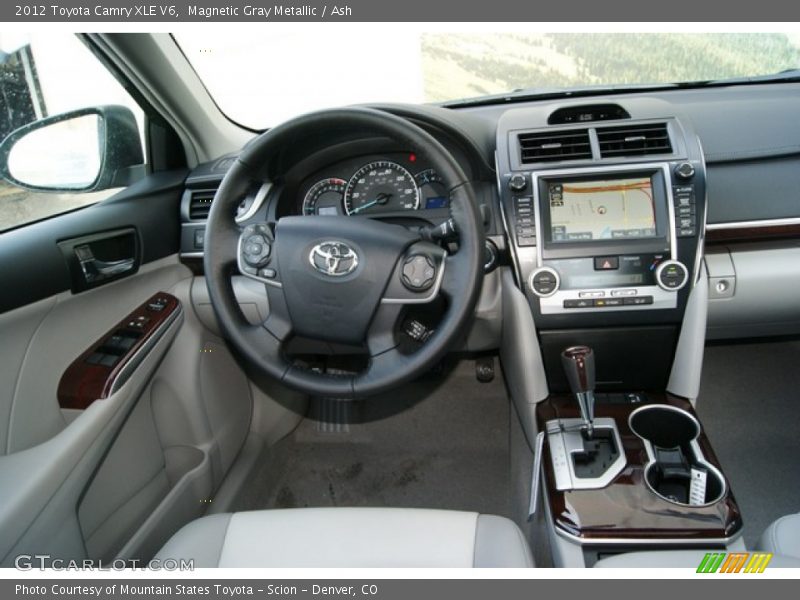 Magnetic Gray Metallic / Ash 2012 Toyota Camry XLE V6
