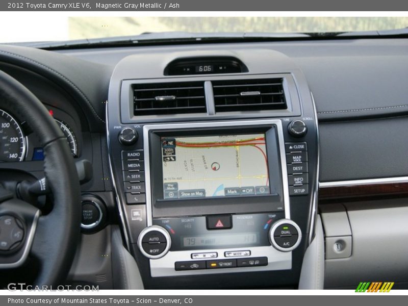 Magnetic Gray Metallic / Ash 2012 Toyota Camry XLE V6