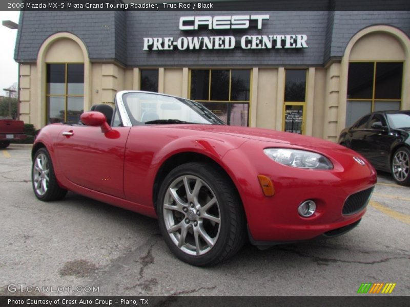 True Red / Black 2006 Mazda MX-5 Miata Grand Touring Roadster