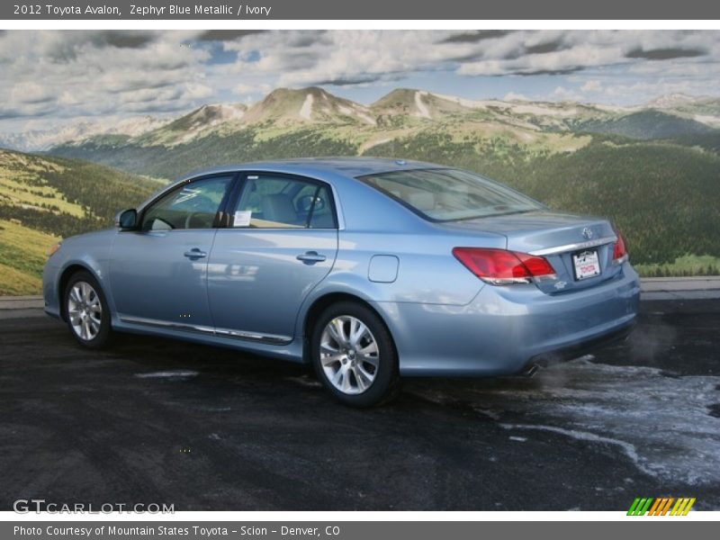 Zephyr Blue Metallic / Ivory 2012 Toyota Avalon