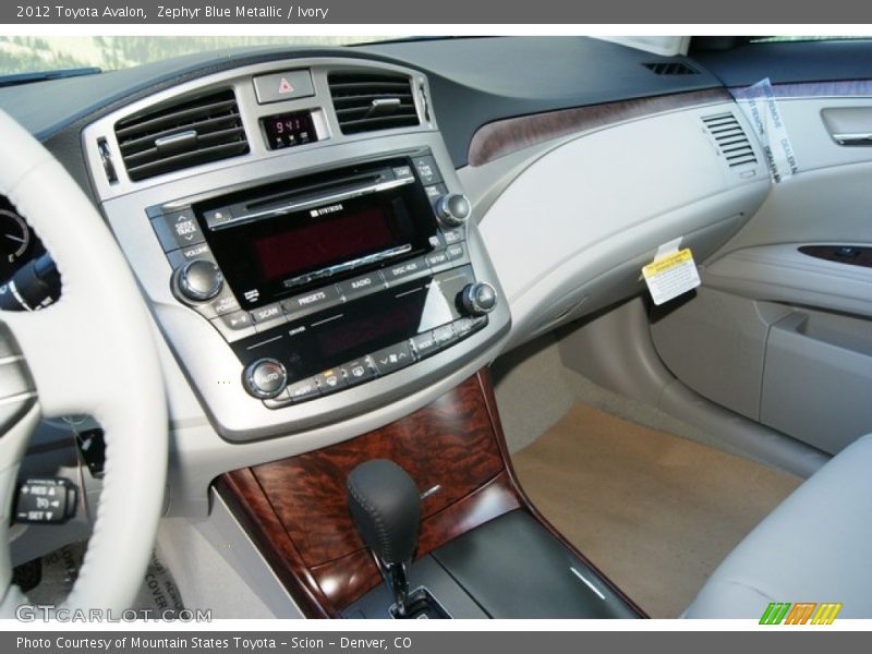 Zephyr Blue Metallic / Ivory 2012 Toyota Avalon