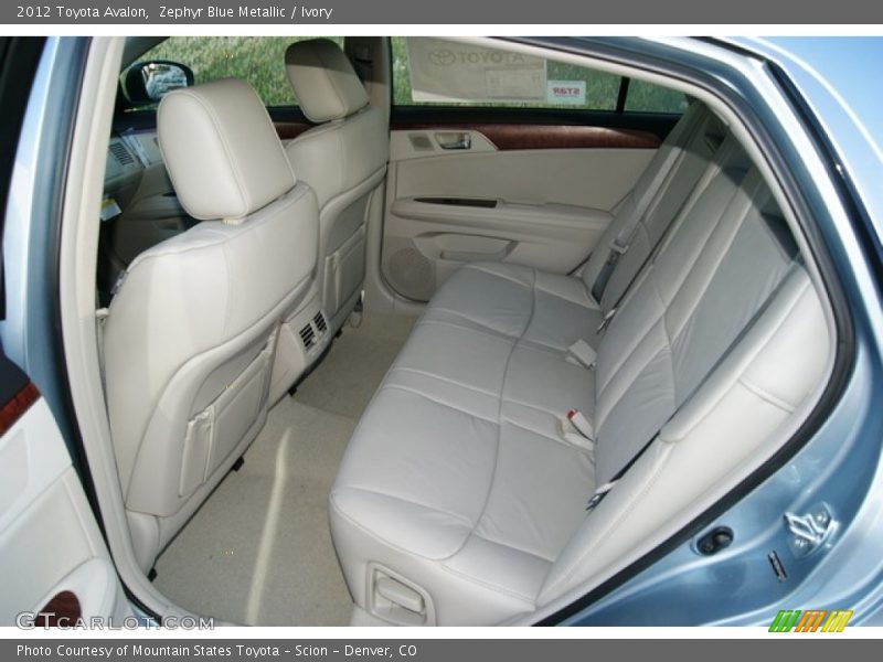 Zephyr Blue Metallic / Ivory 2012 Toyota Avalon