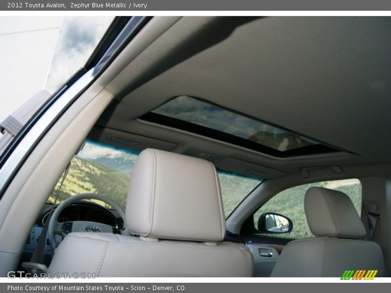 Zephyr Blue Metallic / Ivory 2012 Toyota Avalon