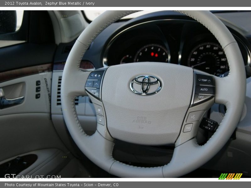 Zephyr Blue Metallic / Ivory 2012 Toyota Avalon