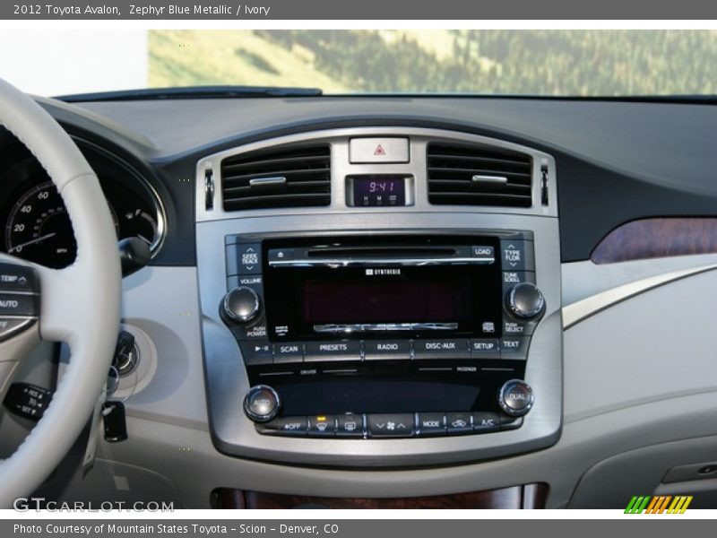 Zephyr Blue Metallic / Ivory 2012 Toyota Avalon