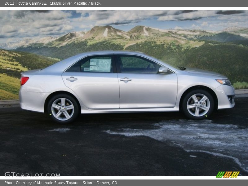 Classic Silver Metallic / Black 2012 Toyota Camry SE